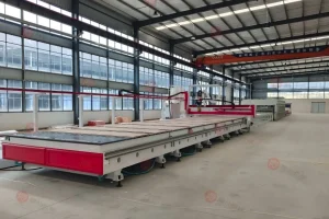 Extended bed design flexible accommodates multiple panel sizes